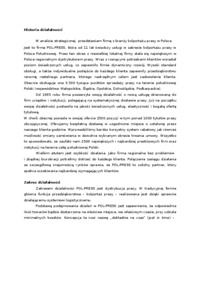 Analiza strategiczna  POL-PRESS - Zakres działalności