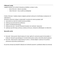 Analiza rynku - pojęcia 