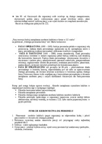 Ewolucja praktyki i teorii zarządzania personelem