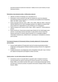 Postawy a zachowanie – różne modele teoretyczne