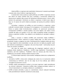 Kierowanie konfliktem w organizacji