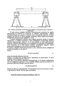 Wyznaczanie stałej dodawania dalmierza elektrooptycznego