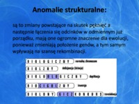 Genetyka - aberacje chromosomowe