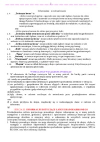 Organizacyjne ćwiczenia i wymogi