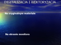 Digitalizacja i wektoryzacja