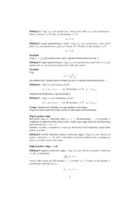 Ciągi liczbowe - wykład