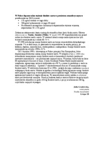 Źródła i wielkość emisji tlenków azotu w Polsce