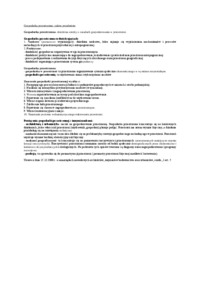 Gospodarka przestrzenna-zakres przedmiotu