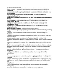 Zasada solidarności