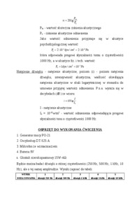 Wielkości charakteryzujące hałas