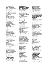 Dynamika, kinetyka, termodynamika, pole magnetyczne