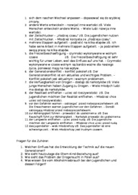 Die Probleme mit Jugendlichen