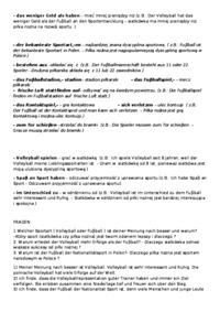 Volleyball gegen Fussball in Polen