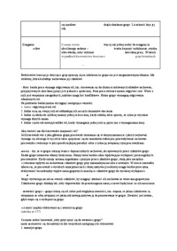 Definicja i klasyfikacja grupy
