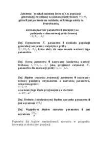 Estymacja - obszerna definicja