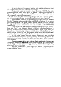 Jana Kochanowski po powrocie z podróży zagranicznych