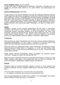 XX-lecie międzywojenne - opracowanie