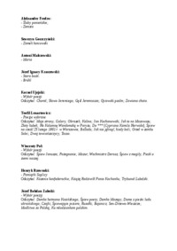 Oświecenie i romantyzm - poeci