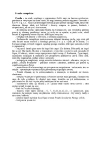 Fraszka staropolska - definicja fraszki