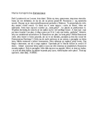 Pozytywizm - Maria Konopnicka 