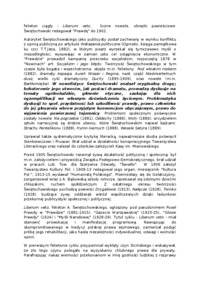 Nowelistyka Aleksandra Świętochowskiego