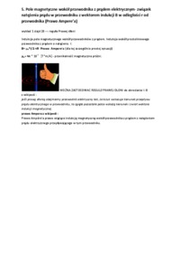 Pytania na egzamin - Pole magnetyczne