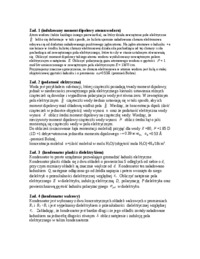 Podstawy fizyki - zadania 