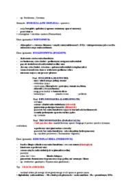 Charakterystyka pierwotniakow