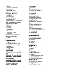 Tkanki roślinne - test