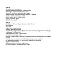 Test z mięczaków - biologia