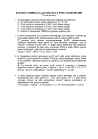 Egzamin pierwszy termin2 2003/2004