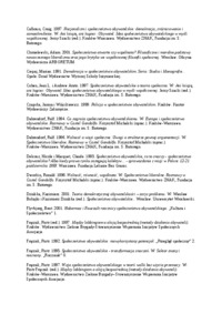 Globalizacja - spis autorow