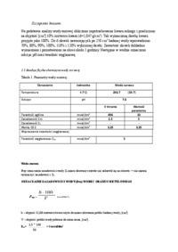 Sprawozdanie - dekarbonizacja wody