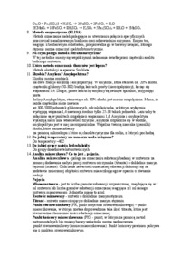 Analiza żywności - opracowanie zagadnień na egzamin