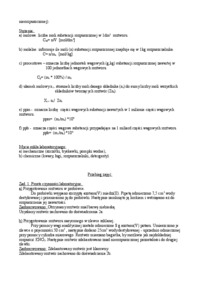 Podstawowe czynności laboratoryjne - sprawozdanie