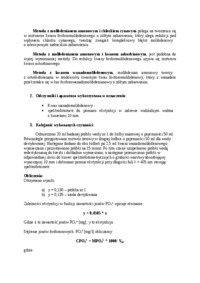 Oznaczanie fosforanów w wodzie