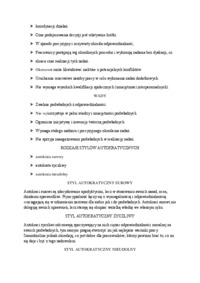 Styl autokratyczny - opracowanie