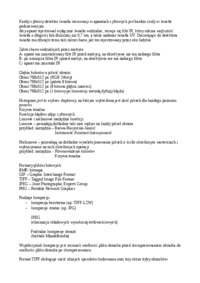 Grafika rastrowa - opracowanie