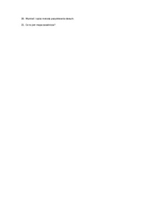 Systemy informacji przestrzennej - egzamin