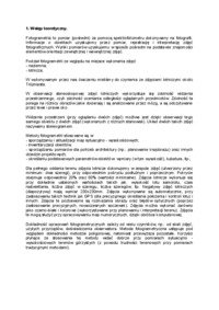 Obserwacja spektroskopowa zdjęć lotniczych