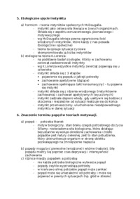 62 zagadnienia z psychologii