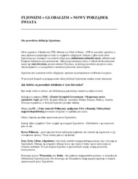 Syjonizm - opracowanie cz.2