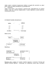 Organizacja - modele i typologia 