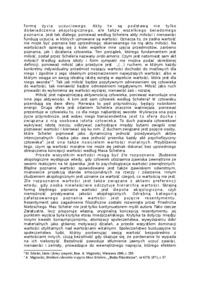  Fenomenologia jako opis uczuciowego poznania wartości w ujęciu Maxa Schelera