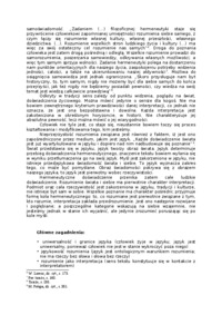  Hermeneutyczna interpretacja tradycji w ujęciu Hansa-Georga Gadamera