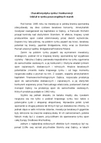 Analiza rynku opon w Polsce