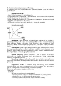 Analiza rynku - ćwiczenia