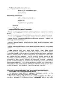 Pięć rodzajów wiedzy ludzkiej