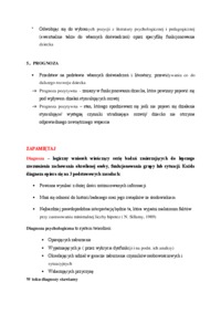 Analiza rozwoju dziecka - zagadnienia 