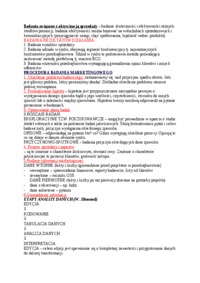 Badania - wykłady